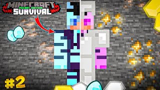 I Found Luckiest Secret Cave Minecraft Hardcore Series 2 🔥 [upl. by Haily434]