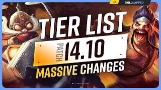 NEW TIER LIST for PATCH 1410  MASSIVE CHANGES [upl. by Asena]