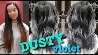 how to do DUSTY VIOLET hair [upl. by Percival]