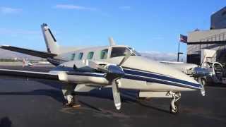 Beechcraft Duke Flight KSJCKSJC [upl. by Clancy]