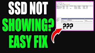 Fix SSD Not Showing Up in Disk Management or BIOS on Windows 1110 [upl. by Salman299]