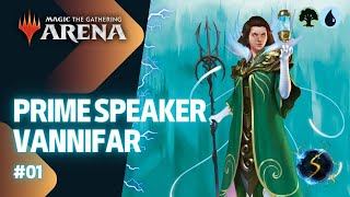 Its Showtime Prime Speaker Vannifar 🌲💧 01 POD  MTG Arena  Historic Brawl [upl. by Pitts533]