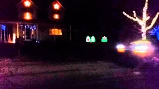 South Lyon Christmas Song Light Show House [upl. by Norehc]