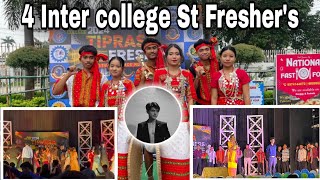 4 Inter College ST Freshers at Town Hall Agartala [upl. by Keligot]