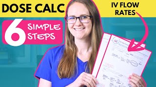 ACE Your IV Flow Rate Dosage Calculations  IV Drip Rate Practice Problems [upl. by Virgin]