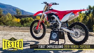 First Impressions 2019 Honda CRF250R [upl. by Natiha956]