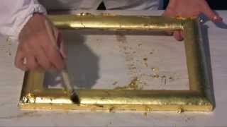 Gilding course 4  Gold and real silver leaf [upl. by Skricki]