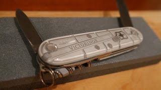 Refurbishing Old Victorinox Swiss Army Knife CleaningSharpening and New Tools [upl. by Ayram]