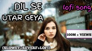 Dil se utar Gaya gana hindi broken heart song slower REVERF lofi copyright no [upl. by Ruskin312]