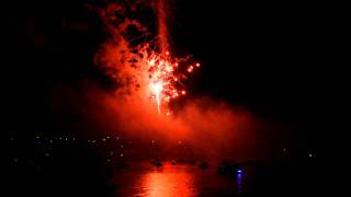 Fowey Regatta Fireworks 2011wmv [upl. by Casaleggio]