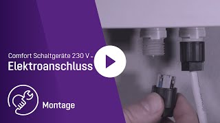 Montagevideo – Elektroanschluss KESSEL Comfort Schaltgeräte 230 V [upl. by Mohun239]