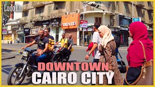 Downtown Cairo Egypt  4K immersive morning walk [upl. by Dan]