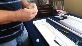 How to wire 4ft led lights [upl. by Ellehcear]