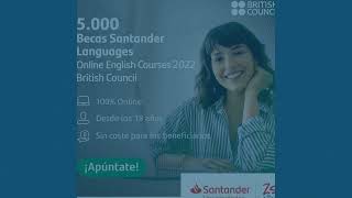 Becas Santander Universidades febreroabril 2022 [upl. by Zoba]