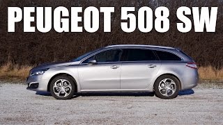 ENG Peugeot 508 SW 2015  Test Drive and Review [upl. by Siaht207]