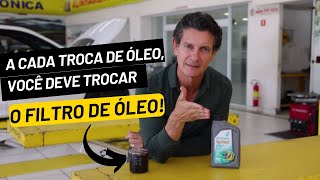 Quando você deve trocar o filtro de óleo A cada troca de óleo Vem entender [upl. by Neurath186]