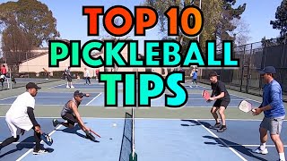 Top 10 Pickleball Tips For Players Of All Levels [upl. by Caylor]