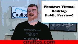 Azure Windows Virtual Desktop Public Preview Walkthrough [upl. by Armalla698]