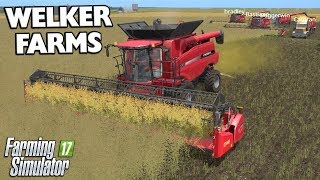 Farming Simulator 17  Welker Farms Multiplayer Timelapse Daggerwin Server [upl. by Auoh626]