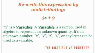 Distributive Property 6th grade math [upl. by Clarisa]