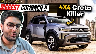 2024 Renault Duster is the Ultimate 4x4 SUV comeback to kill Creta  Official Launch Details [upl. by Tana]