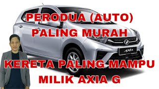 KERETA PERODUA AUTO PALING MURAH  JIMAT MINYAK  KERETA AUTO PALING MAMPU MILIK [upl. by Lamb]