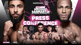 Shabaz Masoud Vs Jose Sanmartin Plus Undercard Press Conference [upl. by Cousin]