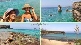 VLOG SANTANTIOCO E CARLOFORTE LA BELLISSIMA ISOLA DI SAN PIETRO E LE COLONNE Sardegna Sardinia [upl. by Tizes465]