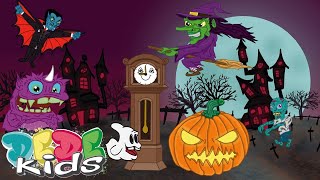 Hickory Dickory Halloween  Scary Kids Song  Dede Kids TV [upl. by Selimah]