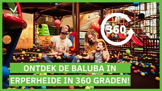 360° video BALUBA indoor speelparadijs in Erperheide  Center Parcs [upl. by Yseulta]