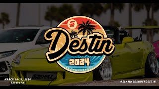 Slammedenuff Destin Car Show 2024 4K [upl. by Trudnak828]