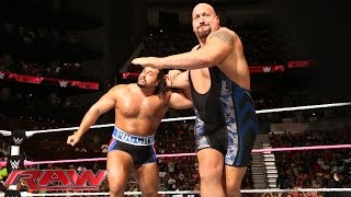 Big Show vs Rusev Raw Oct 13 2014 [upl. by Kellby]