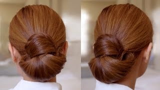 Hair Tutorial Easy Elegance Hair Bun [upl. by Conrad]