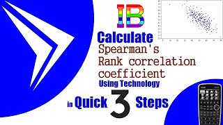 IB course Spearmans rank correlation using Casio FX 9860G SD [upl. by Niram]