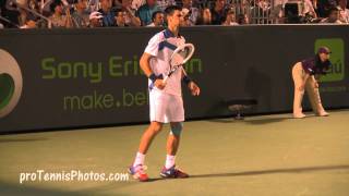 Djokovic verse Troicki 2011 Miami [upl. by Ahsirtak]