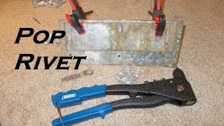 How to use a pop rivet gun  blind rivet [upl. by Leinadnhoj]