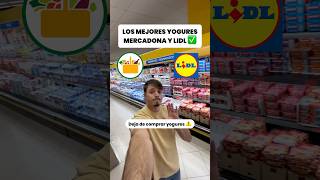 Comparativa YOGURES Mercadona vs LIDL [upl. by Aneehs]