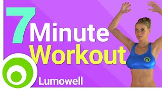 7 Minute Workout Ejercicios para Quemar Grasa y Bajar de Peso Rápido y Fácil [upl. by Atela]