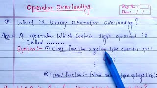 Unary operator overloading in c  c program to perform unary operator overloading [upl. by Lyrem]