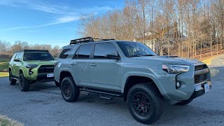 Westcott Designs TRD Pro Lift Kit Comparison between stock Nitto Terra Grapplers vs BFGoodrich KO2s [upl. by Gelhar]