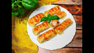 Mini hot  dogi w cieście francuskim [upl. by Cowan933]