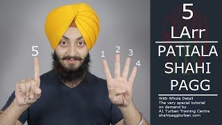 Patiala Shahi Pagg  With Whole Detail  5 Larr [upl. by Dimphia952]