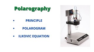 PolarographyPrinciplePolarogramPharmaceutical AnalysisB pharm [upl. by Alleacim]