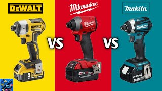 Batalla De Atornilladores De Impacto Dewalt vs Milwaukee vs Maquita  Cual Es Mejor [upl. by Durant]