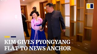 Kim Jongun gives Pyongyang flat to North Korean news anchor [upl. by Rowen]