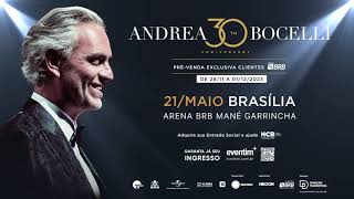 ANDREA BOCELLI TOUR BRASIL  21 DE MAIO DE 2024  ARENA BRB MANÃ‰ GARRINCHA BRASÃLIADF [upl. by Nomal]