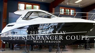 35  2018 Sea Ray Sundancer 350 Coupe Walk Through [upl. by Lingwood]