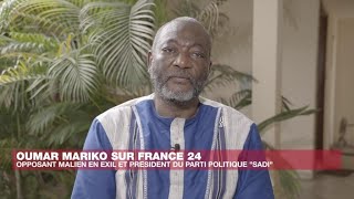 Oumar Mariko opposant malien  quotAssimi Goïta et ses camarades sont lobstacle à la paix au Maliquot [upl. by Shull]