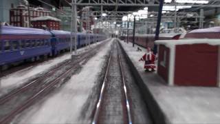 Zugfahrt durchs verschneite Schweden  Train ride﻿ through snowy Sweden [upl. by Evatsug115]