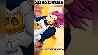 HAPPY BIRTHDAY PRINCE VEGETA 🎇anime shortsviral shortvideotrending editviralvideosdragonball [upl. by Nnylrebma]